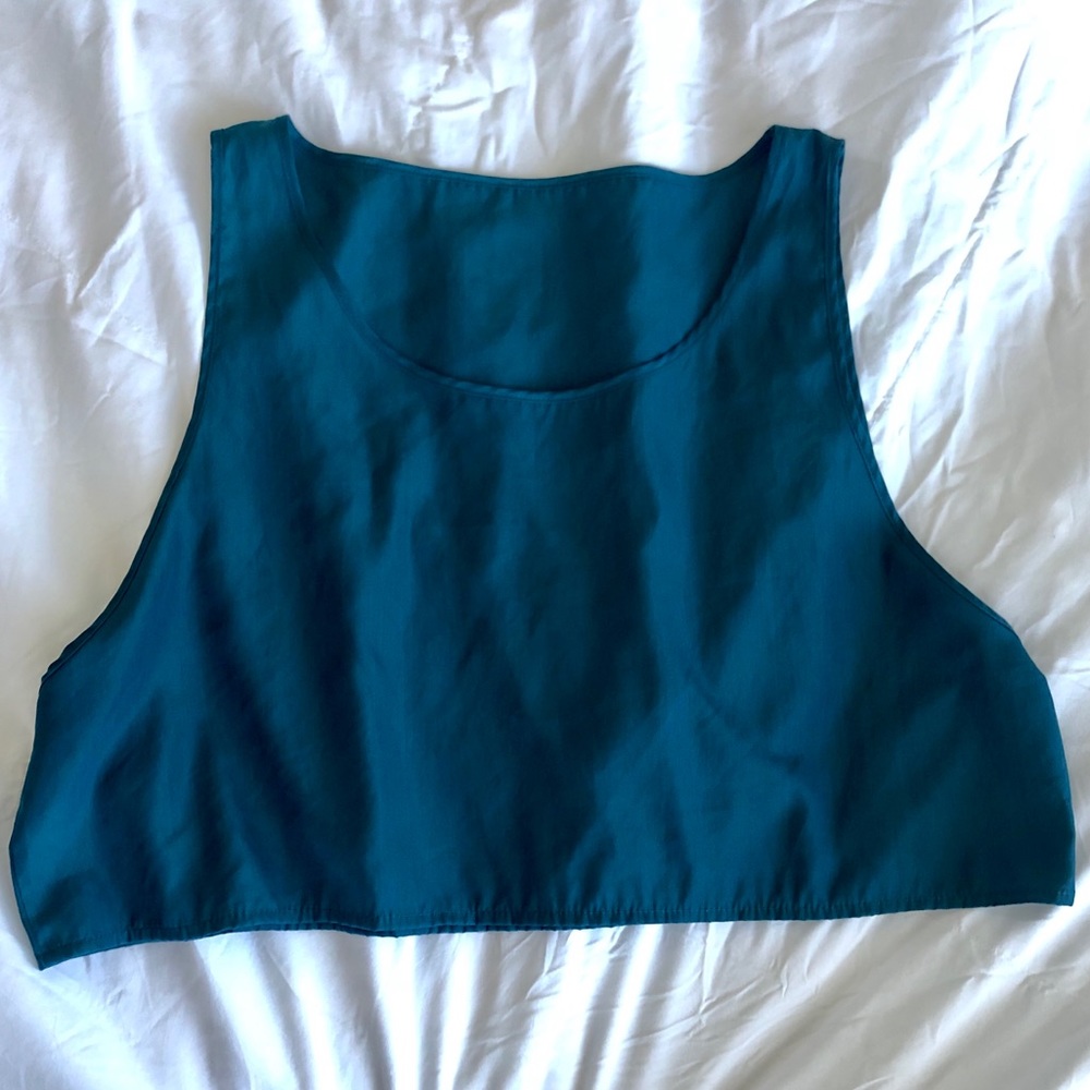 💚💙 American apparel wide crop top 💙💚